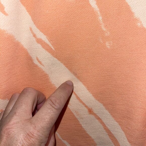 Sweaty Betty Womens Sweatshirt Pants Set Size Small Peach Animal Print Fleece - Picture 9 of 9